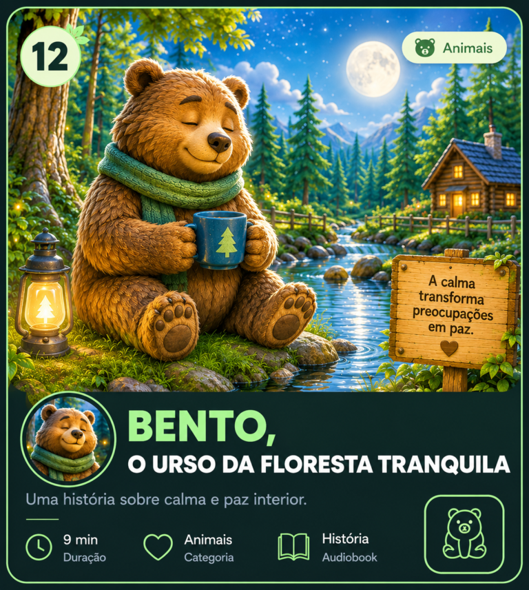 12a BENTO O URSO DA FLORESTA TRANQUILA