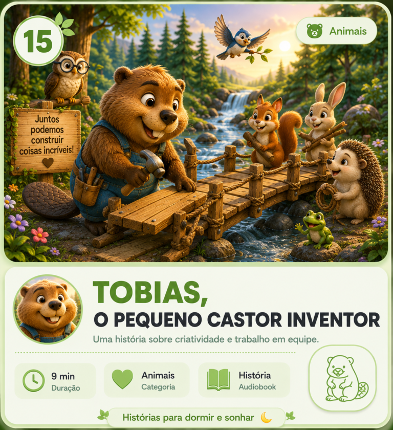 15, TOBIAS O PEQUENO CASTOR INVENTOR